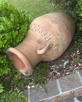 Anfora di terracotta con 2 manici altezza 140 cm