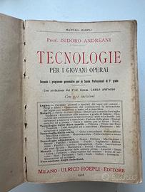 Manuale Hoepli: Tecnologie per i Giovani Operai