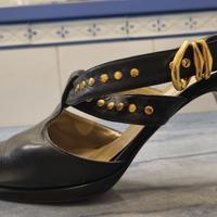 scarpe eleganti in pelle nera 