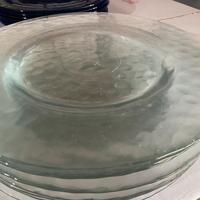 Sottopiatti vetro trasparenti