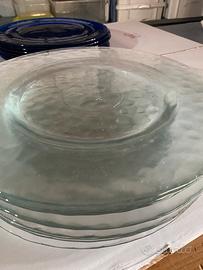 Sottopiatti vetro trasparenti