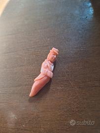 Portafortuna Gobbo in corallo vero