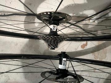 Coppia ruote carbonio 38mm 