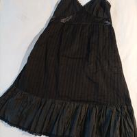 sottoveste nera cotone 