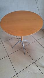 Tavolo Calligaris legno chiaro diametro 65cm