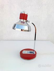 Lampada regolabile da tavolo space age