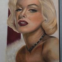 Disegno originale Marilyn Monroe a matita 
