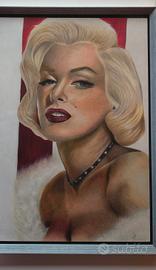 Disegno originale Marilyn Monroe a matita 