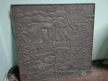 Lastra ghisa per barbecue e camino