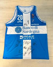 Kit autografato Eimantas Bendzius Dinamo Sassari