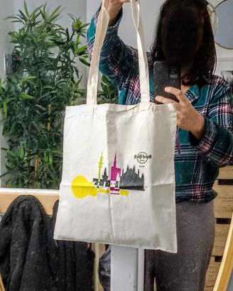 Borsa shopper Tote canvas MILAN Hard Rock Café