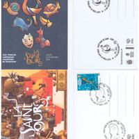 CARTOLINE DELLA FIERA DI SANT'ORSO CON ANNULLO