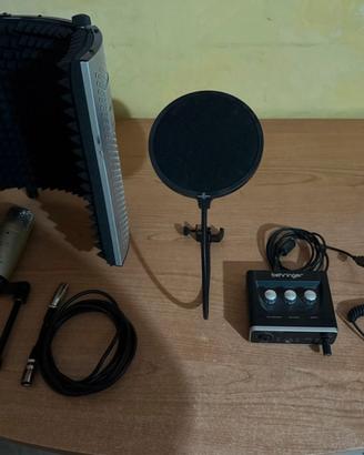 Kit Behringer U-Phoria studio+ schermo acustico