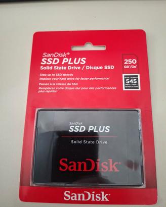 NUOVO Sandisk SSD Plus 250GB 2,5" SATA III
