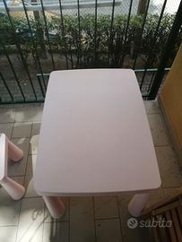 Tavolo con sedia bambini mammut