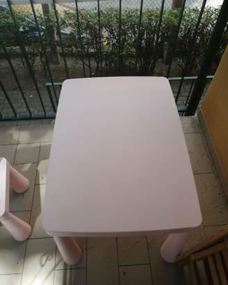 Tavolo con sedia bambini mammut
