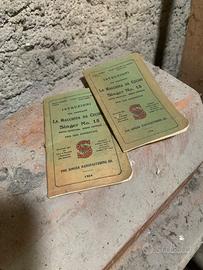 Libretti istruzioni fattura macchine cucire Singer