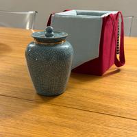 Scatola e Vaso con The Verde Cinese