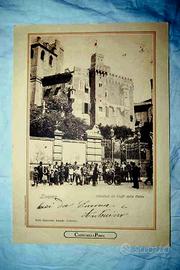 2)Riproduzione cartolina postale Livorno fine '800