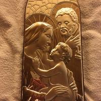 Icona in foglio argento