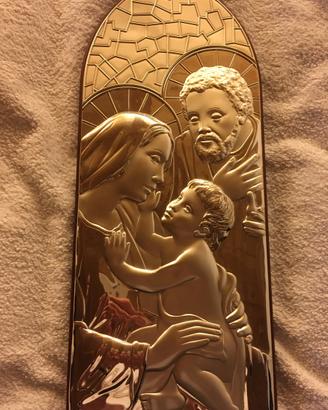 Icona in foglio argento