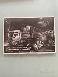 Libretto manutenzione MAN TGA