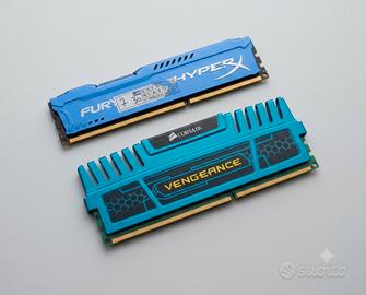 RAM Kingston HyperX Fury & Corsair