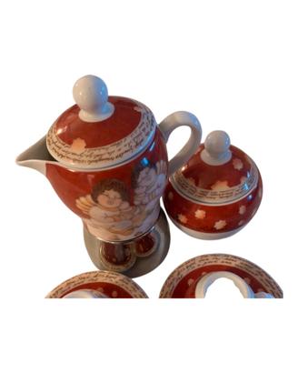 Thun set  caffettiera tazze caffè e cappuccino 