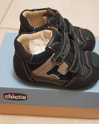 Scarpe primi passi in pelle Chicco n.18