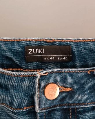 Jeans cropped attillati 