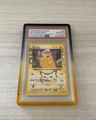 Pikachu Red Cheeks Shadowless Arita Sketched PSA10