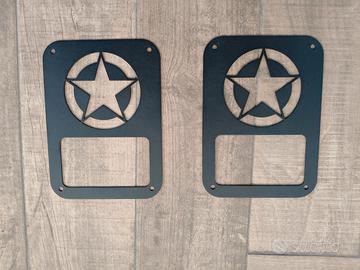 Coperture stella  fanali posteriori  Jeep Wrangler