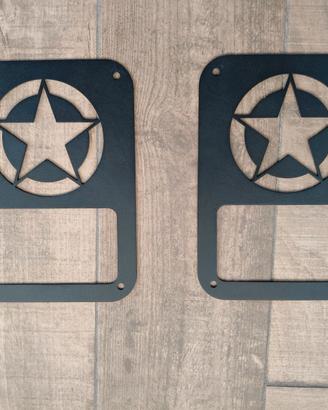 Coperture stella  fanali posteriori  Jeep Wrangler