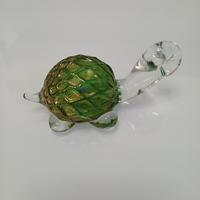 soprammobile tartaruga di vetro 