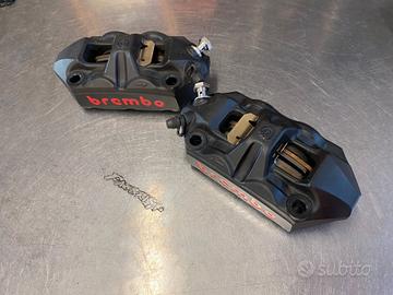 Pinze Brembo M4 interasse 100 NERE