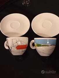  2 Tazze Cappuccino Illy Art Collection "Dream"