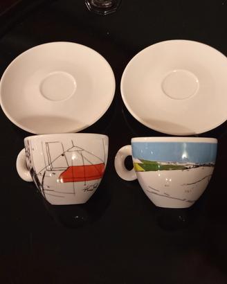  2 Tazze Cappuccino Illy Art Collection "Dream"