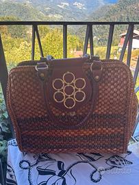 tote in paglia da spiaggia