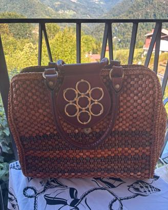 tote in paglia da spiaggia