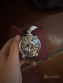 gagà milano 48mm argento925 scheletrato