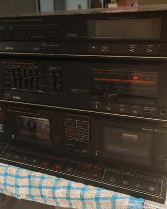 JVC AMPLIFICATORE + CASSETTE + DIFFUSORI