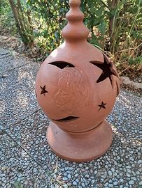 lampada in terracotta