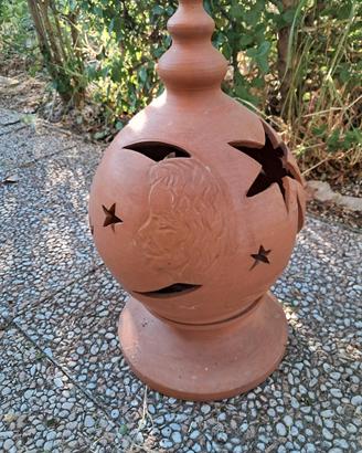 lampada in terracotta