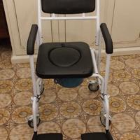 Sedia doccia a rotelle