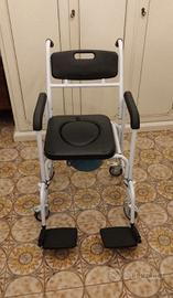 Sedia doccia a rotelle