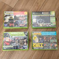 4 dischi magazine ufficiale XBOX original usati