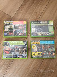 4 dischi magazine ufficiale XBOX original usati