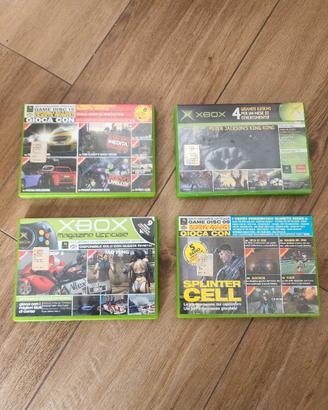 4 dischi magazine ufficiale XBOX original usati