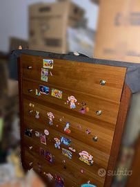 Cassettiera alta e capiente in legno