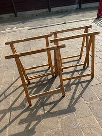 Cavalletti legno bricolage richiudibili